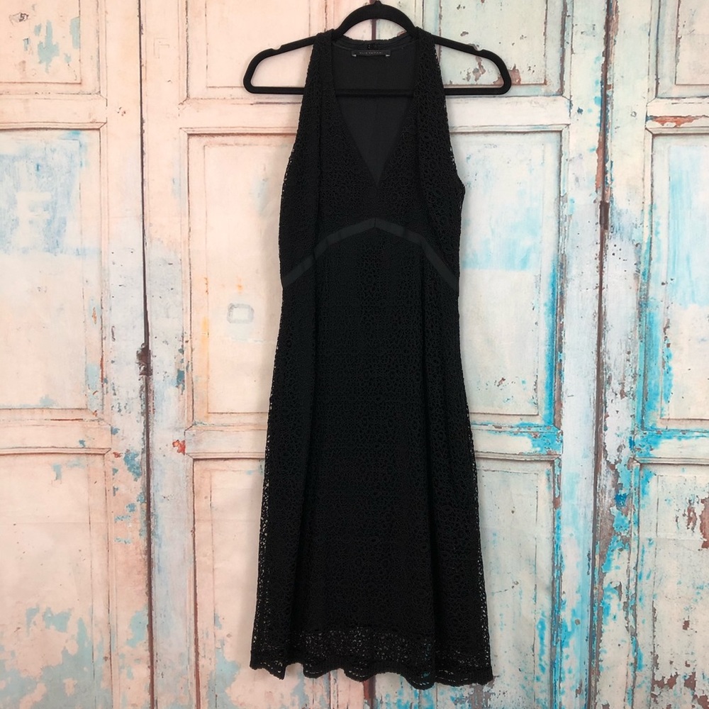 Elie Tahari Lace Halter Dress
